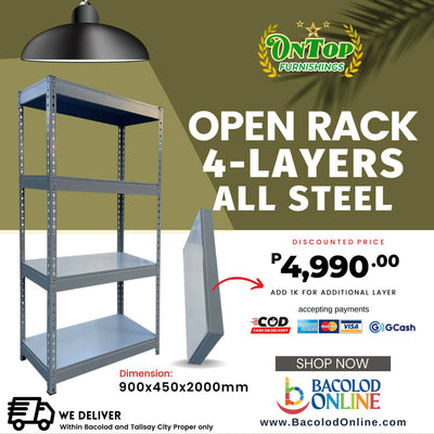 Open Rack 4 Layers All Steel