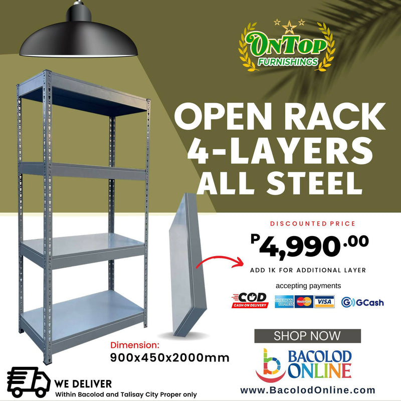 Open Rack 4 Layers All Steel