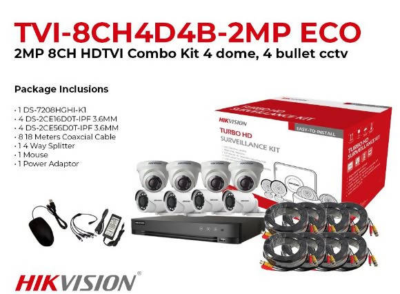 HIKVISION TVI-8CH4D4B-2MP-Eco